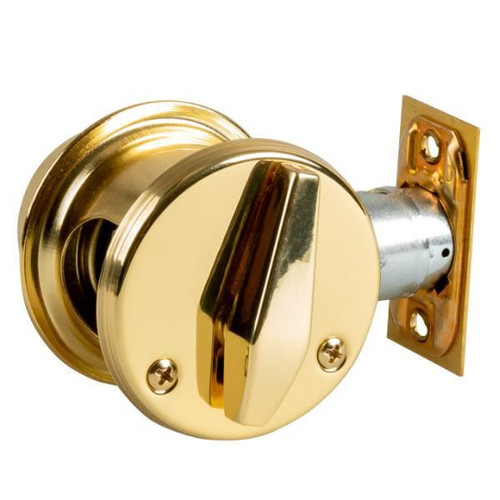 Falcon D200 Series Grade 2 Thumbturn Deadbolt, Bright Brass ,