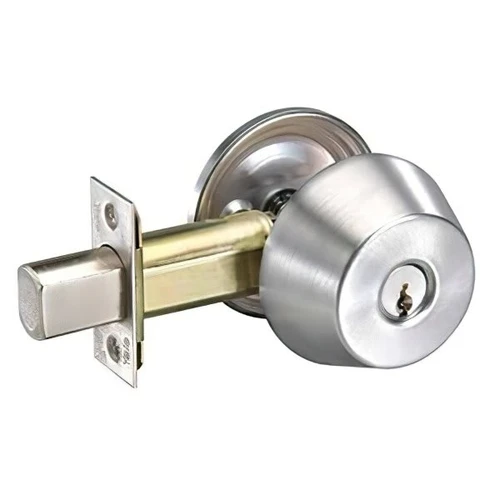 Yale D200 Series Grade 2 Single Cylinder Deadbolt, 2-3/8 Backset, Satin Chrome