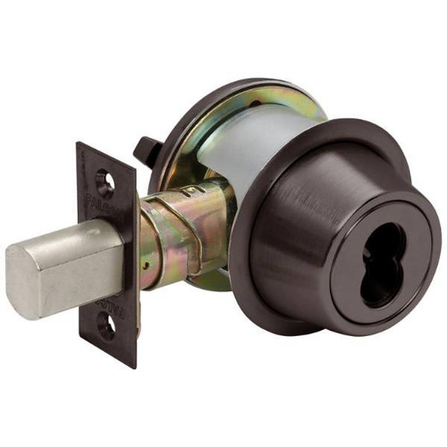 Falcon D200 Series Grade 2 Double Cylinder Deadbolt, Less Core,bronze