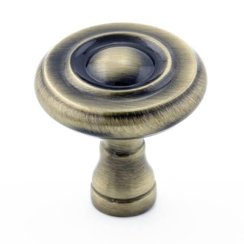 Richelieu Classic Traditional 1-1/4-In Round Knob Antique English Metal