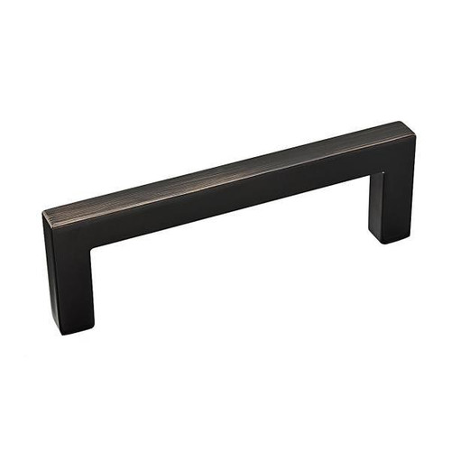 Richelieu Contemporary 3-25/32-In Cabinet Pull Brushed Oil-Rubbed Bronze Metal