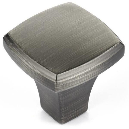 Richelieu Expression Transitional Square Knob Antique Nickel Metal