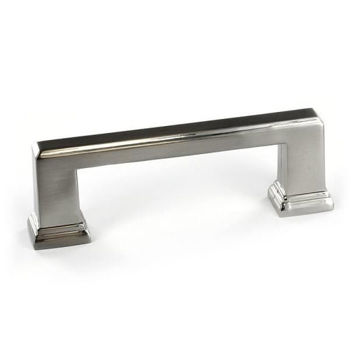 Richelieu Transitional 3-25/32-In Brushed Nickel Cabinet Pull