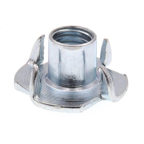 T-Nuts, Prong, -18 , Zinc, Package Of 10