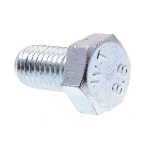He Head Cap Screws, Class 8.8 , M7, Zinc, Package Of 25
