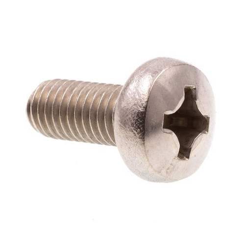 Mach, Pan, Phillips , M8- 18mm, Ss, Package Of 10