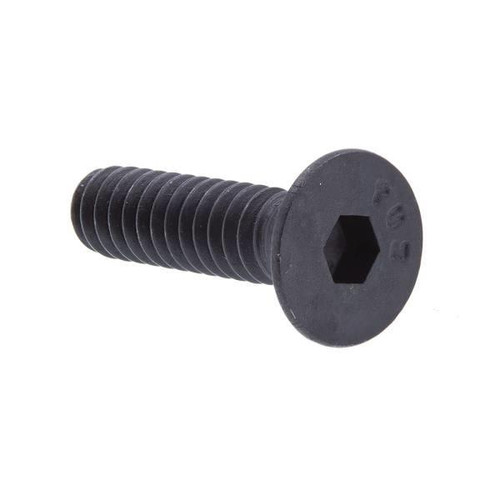 Socket Cap Screws, Flat Head, Allen , Black, Package Of 50