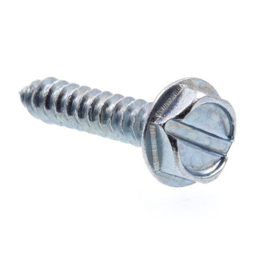 Sheet Metal Screws, He Washer Head,zinc, Package Of 50