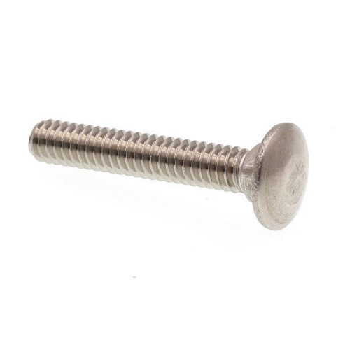 Carriage Bolts, Ss, Package Of 100.