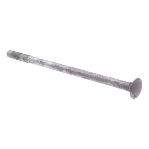 Carriage Bolts A307 Grade A Hot Dip Galvan Steel 1/2 X 13 X 10" , Package Of 10