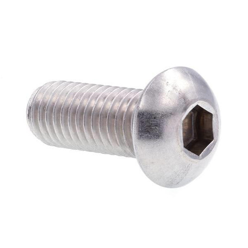 Socket Cap Screws, Button Head, Allen , -13 , Ss, Package Of 5