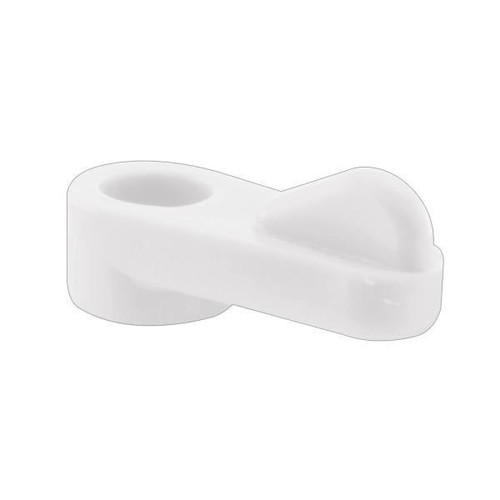 Make 2 Fit Plastic Screen Clip,white, Package Of 25