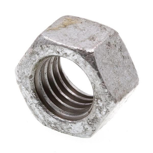 Finished Henuts, Galv Steel, Package Of 50