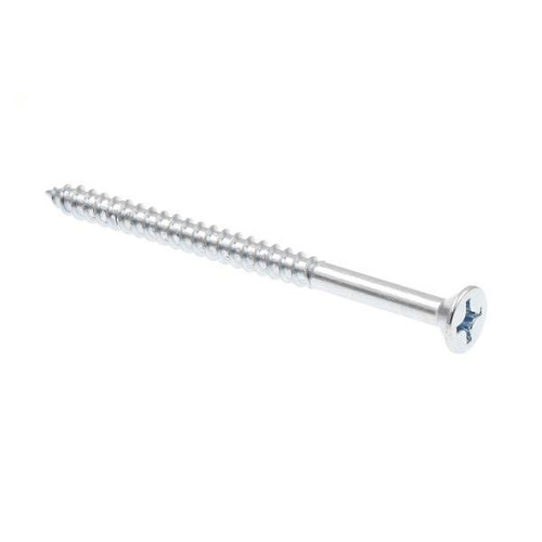 Wo Screws, Flat Hd, Phillips Dr, #14 ,zinc, Package Of 25