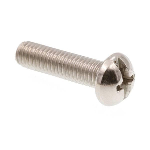 Machine Screws, Round Hd, Phil/ Slot Com, #10., Ss, Package Of 100.