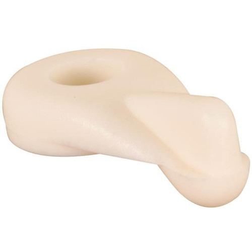 Make 2 Fit Panel Clip Flush, Nylon White , Package Of 25