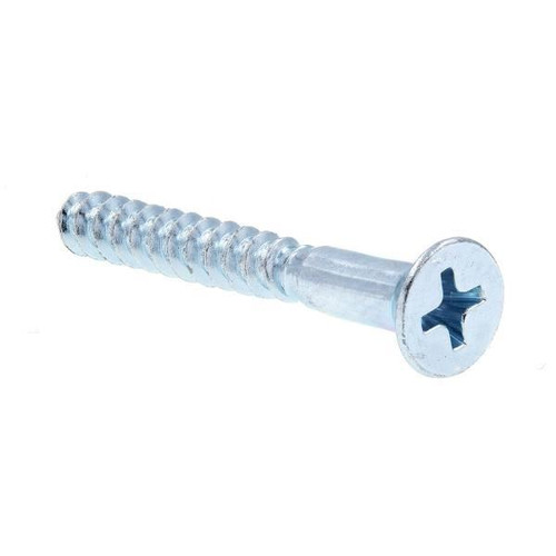 Wo Screws, Flat Hd, Phillips Dr, #9 ,zinc, Package Of 50