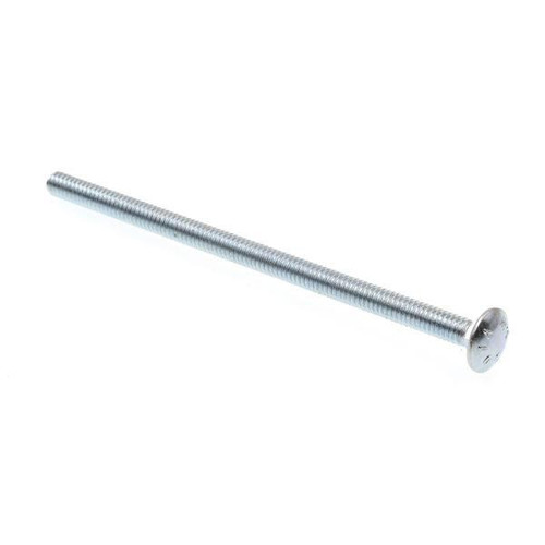 Carriage Bolts , A307 Grade A Zinc Plated Steel , 1/4 X 20 X 5" , Package Of 25