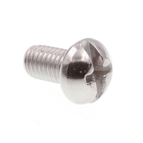 Mhn Srws, Rd Hd, Combo Dr, #10 Grd 18-8 Ss, Package Of 25