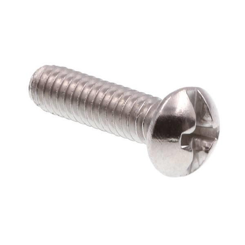 Mhn Srws, Rd Hd, Combo Dr, #8, Grd 18-8 Ss, Package Of 25