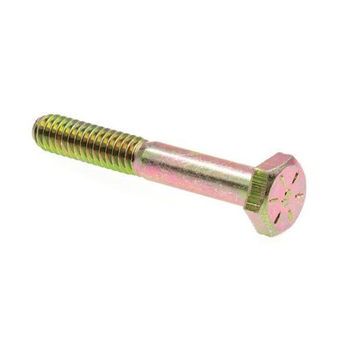 Hex Head Cap Screws , Grade 8 Yellow Zinc , 1/4-20 X 1-3/4" , Package Of 25