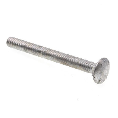 Carriage Bolts,20 , A307 Hot Dip Galv Stl, Package Of 50