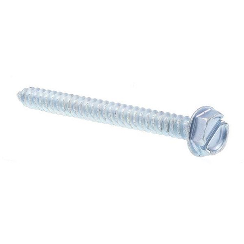 Sht Ml Scrws, Self , Hx Wsr Hd, Slot Dr #102 In, Zc, Package Of 25
