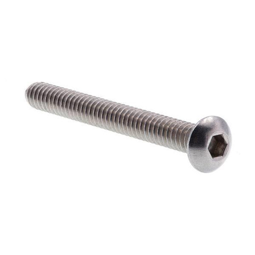 Socket Cap Screws Button Head Hex Dr 10-24 X 1-3/4" , Grd 18-8 Ss, Package Of 10