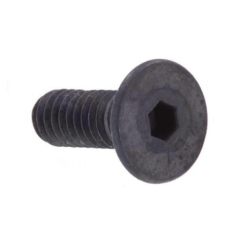 Skt Cap Scws, Flat Hd, Hex Dr, #8 Blk , Package Of 50