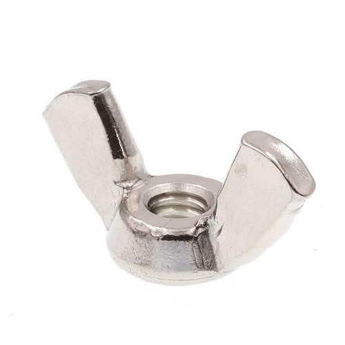 Wing Nuts, Cold-Forged, #12-24, Grade 18-8 Stainless Steel (25 Pack)