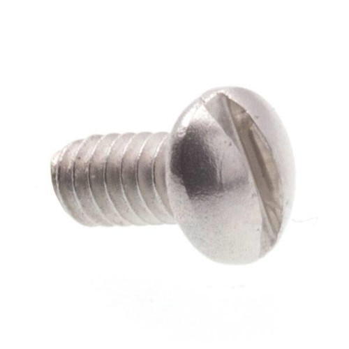 25ea #0-80 X 1/8" Mach Screw Pan Head Slt 18-8 S/S