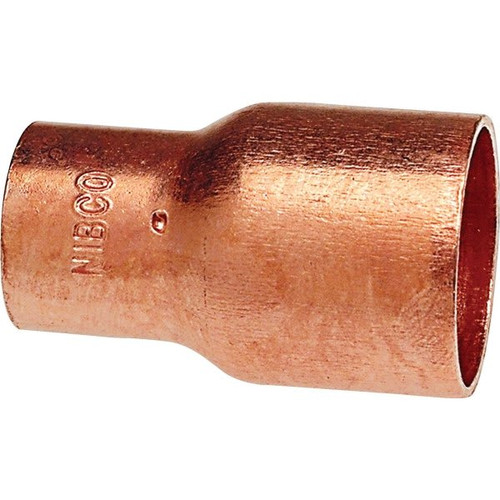 NIBCO 600R 1/2"x3/8" CxC Reducing Coupling Wrot Copper