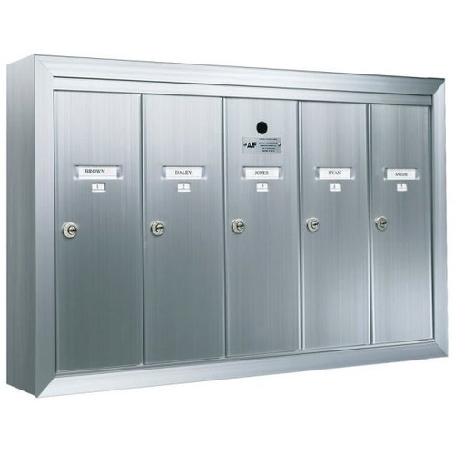 Florence Mfg Surface Mount Vertical 5-Door Mailbox