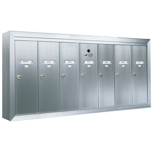 Florence Mfg Surface Mount Vertical 7-Door Mailbox