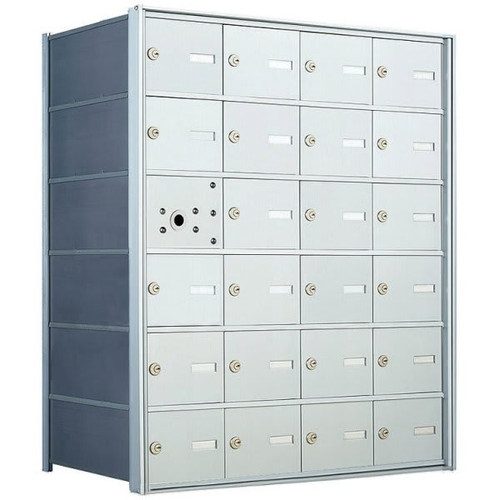 Florence Mfg 1400 Horizontal Mailbox -23 Compartments, Aluminum
