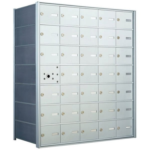 Florence Mfg 1400 Horizontal Mailbox -34 Compartments, Aluminum
