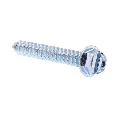 Sms, Sf-Tap, Hex Washer Hd, Slot Dr, #12 X 1-, Zc Stl, Package Of 50