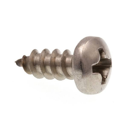 Sms, Sf-Tap, Pan Hd, Phil Dr, #6 X, Grade 18-8 Ss,package Of 100