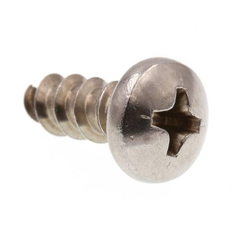 Sms, Sf-Tap, Pan Hd, Phil Dr, #10 X Grade 18-8 Ss, Package Of 25