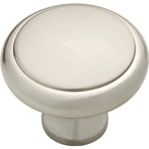 Liberty Hardware 30mm Perimeter Knob, Satin Nickel, Package Of 25