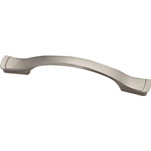 Liberty Hardware 4" Step Edge Pull, Satin Nickel, Package Of 12