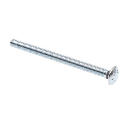 Carriage Bolts, -18 X 4- A307 Grade A Zc Stl, Package Of 25