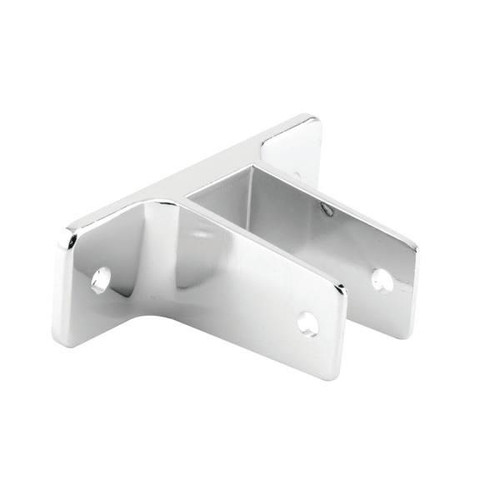 Sentry Two Ear Wall Bracket, For 1/2 In. Panels, Zinc Alloy, Chrm