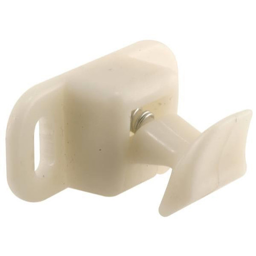 Slid Window Latch, Plast, Wt, 1 In. Hole Centers