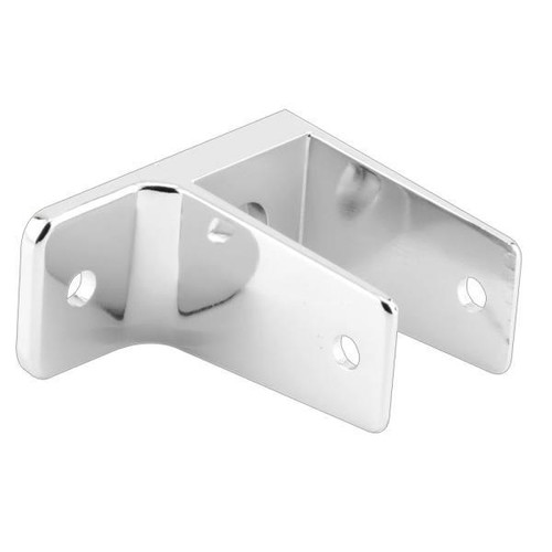 Sentry 1 Ear Wall Bracket, For 1-1/4 In. Panels, Zinc Alloy, Chrm Plated, Torx