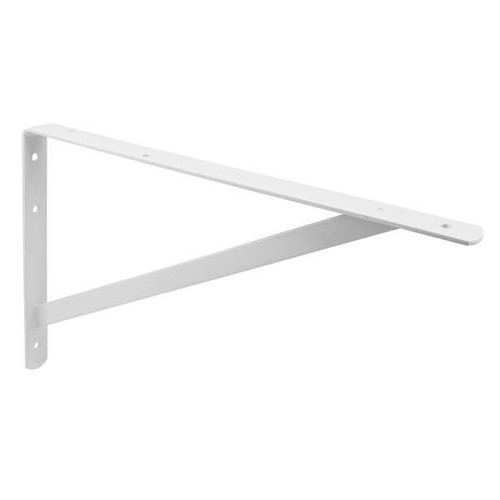 Shelf Bracket, 3/16in. X 16in. X 10in., Stl, Wt, Hd