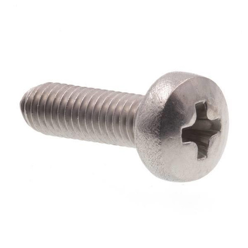 Machine Screws Metric Pan/Phil Dr Grade A2-70 Ss , M3-0.5 X 10mm , Package Of 10