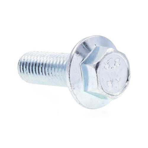 Flange Bolts, Class 8.8 Met, M12-1.75 X 35mm, Zc Sl, Package Of 25
