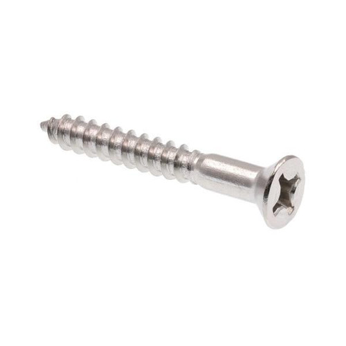 Wood Sws, Fh, Phil Dr, #10 X 1-1/2 In, Grd 18-8 Ss, Package Of 15