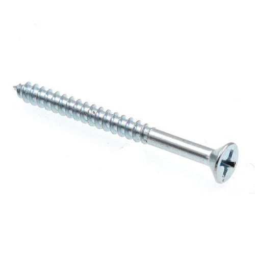 Wood Sws, Fh, Phil Dr, #8 X 2 In, Zc Sl, Package Of 75